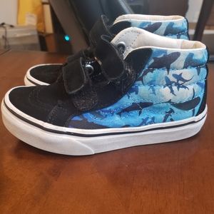 Kids Shark Vans Shoes